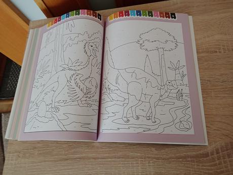 Maľovanie podľa čísel -dinosaury, 