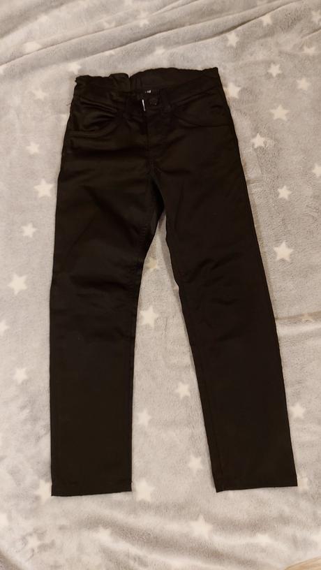 Lesklé krásne nohavice 116, h&m,116