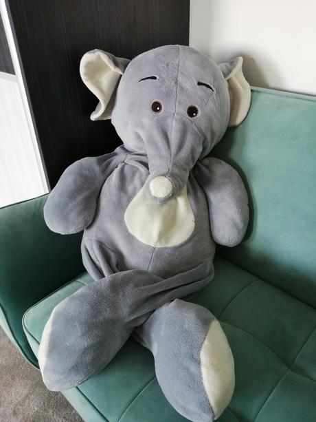 Plyšový slon 1m, 