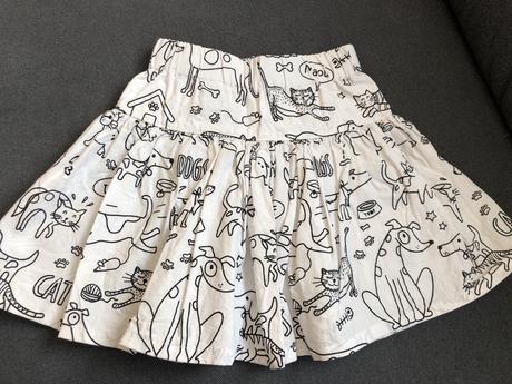 Sukňa so zvieratkami,