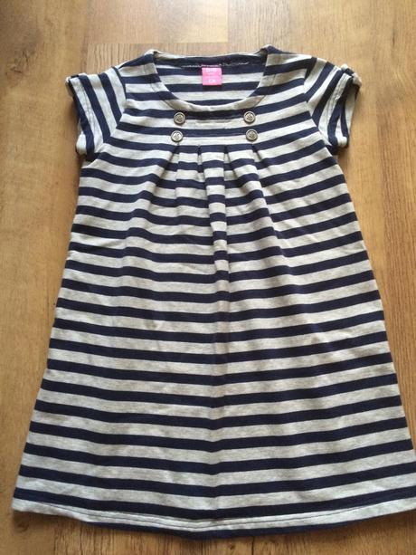 Modro-sivé šaty zn. kenvelo, kenvelo,122