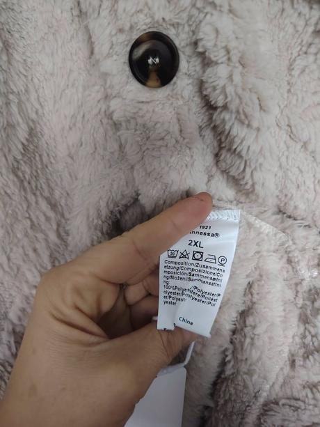 Tepla teddy vesta, dve farby plus size, 4xl / xxl / xxxl