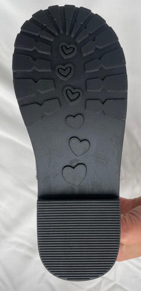 Čižmičky s kožušikou a srdiečkami, h&m,31