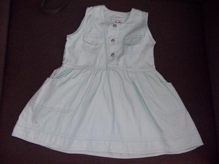 Zelené šaty 86 + silonky, h&m,86