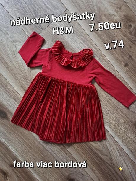 Krásne bodyšaty h&m, h&m,74