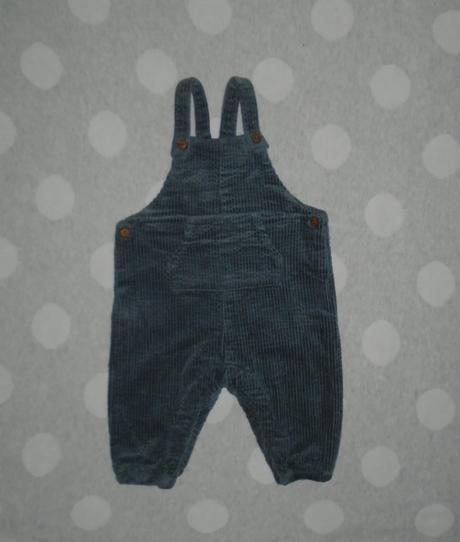 Menčestrové nohavice na traky na 6 až 9 mesiacov, zara,74