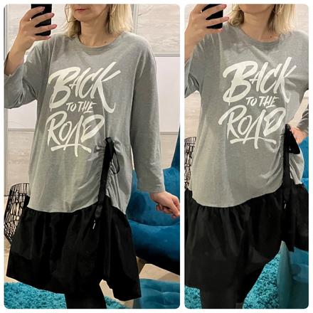 Dámske bavlnené šaty oversize (uni), l / xl / xxl