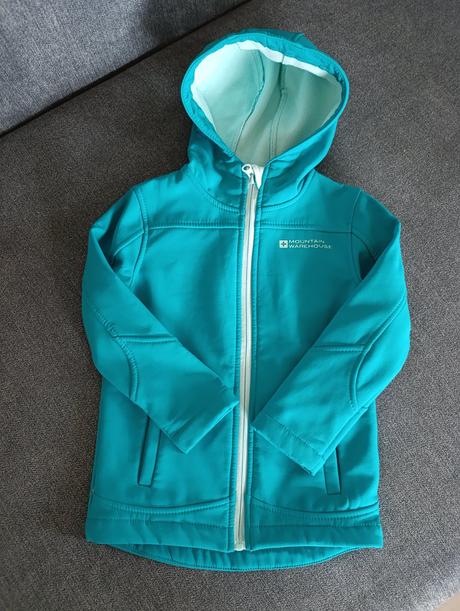 Dievčenská softshellová bunda, mountain warehouse,104