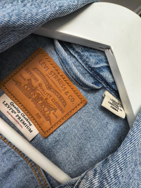 Levis svetlo modrá riflová bunda s-m, levis,m