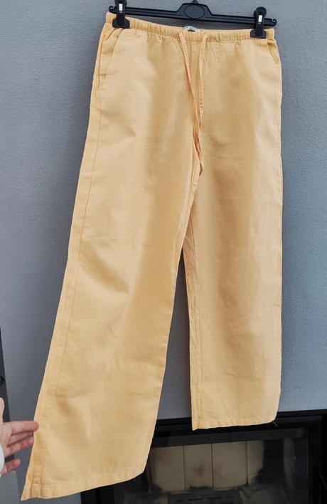 Ľanové letné nohavice, gina,s