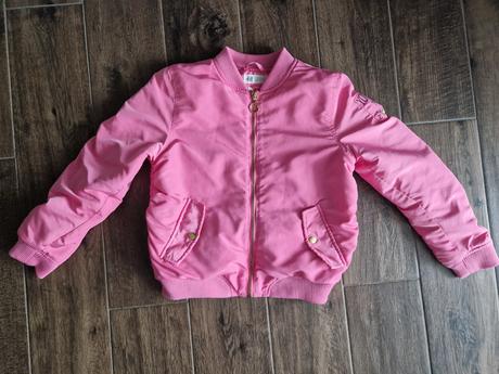 Ružová bombera, h&m,134