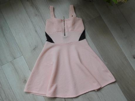 Šaty marhuľkové 36/38 pružné, 36