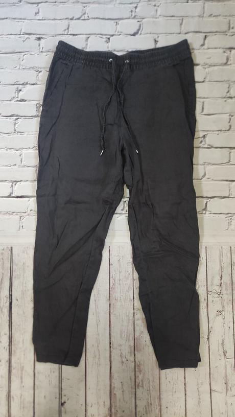 Ľanové nohavice, h&m,40