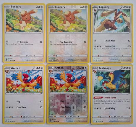 Pokémon karty "silver tempest" (10), 