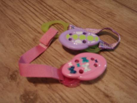 Súprava 2 klipy na cumlík, 