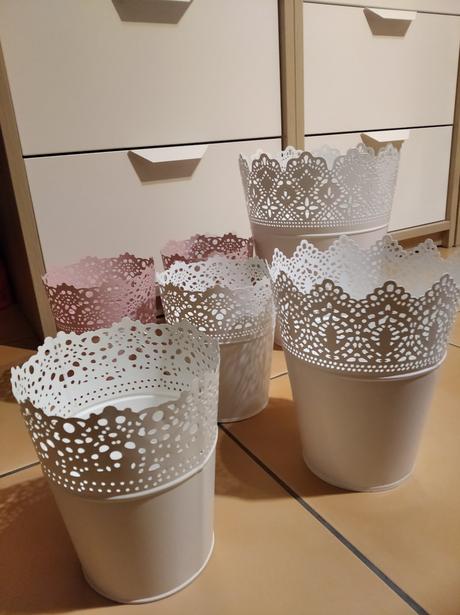 6 x kvetináče skurar - ikea, 