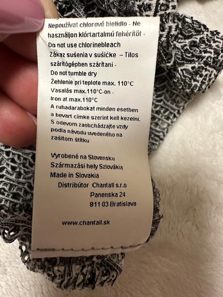 Čiernosivá blúzka zn. chantall, chantall,l / m