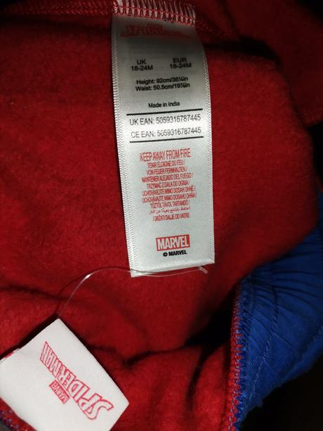 Tepláky spiderman, marvel,92