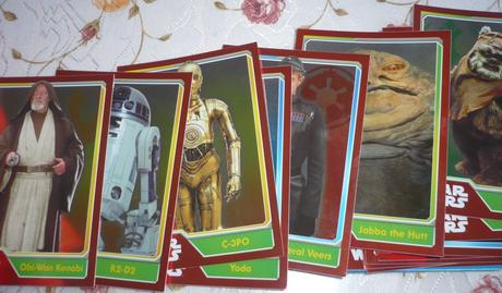 Karty zberateľské star wars 200 ks, 