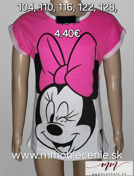 Tričko minnie, disney,104 - 134