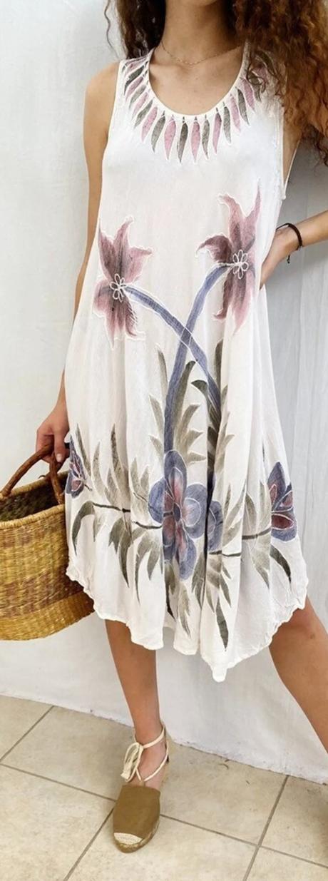 Vintage letné šaty,