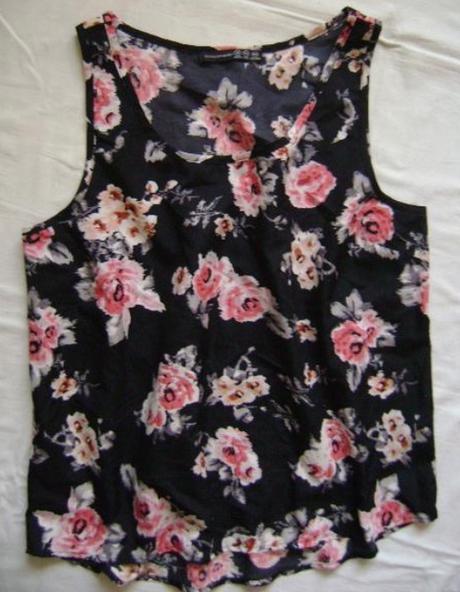 Atmosphere top/blúzka s ružami vel.42/m, atmosphere,m