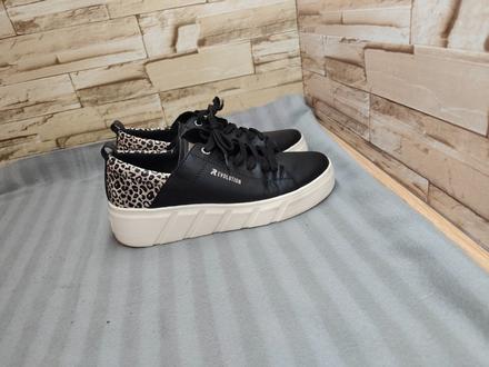 Rieker 39 - dámske čierne topánky, rieker,39