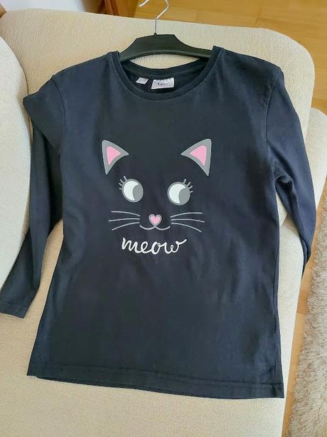 Tricko macka 140/146, bonprix,146