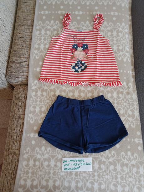 Nenosené letné súpravy zn.mayoral veľ.134, mayoral,134