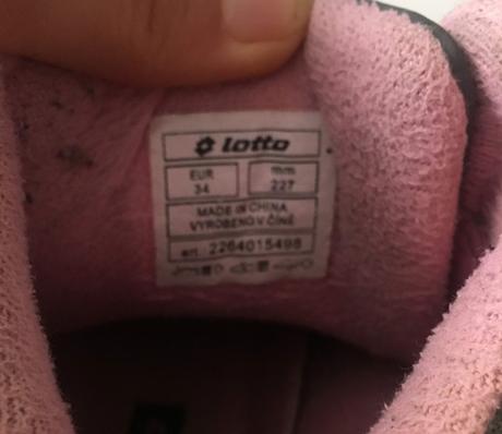 Členkové vyššia podrážka, lotto,34