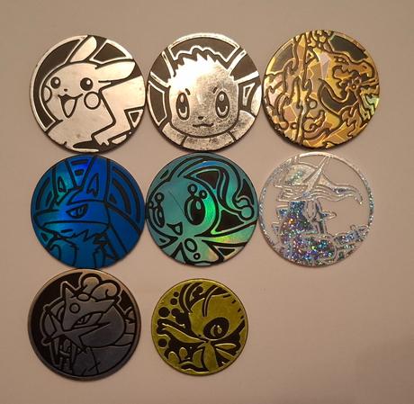 Pokémon mince (malé) 8ks,