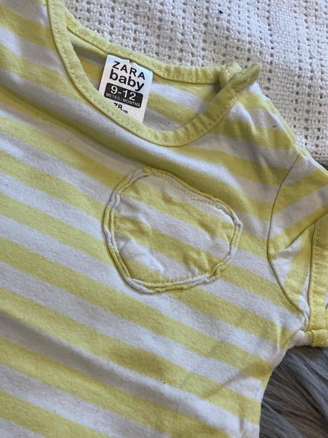 Dievčenské pásikavé tričko zara (80), zara,80