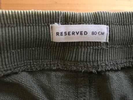 Reserved + h&m tepláky 80, reserved,80