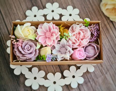 Mydielka v krabičke milý darček na hocijakú prílež,