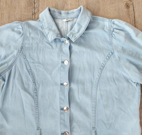 Svetlé denimové šaty, only,xl