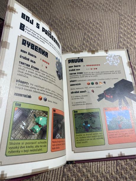 Minecraft bojová príručka mojang,