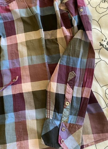 Bavlnená káro košeľa esprit v. 38-40, esprit,40