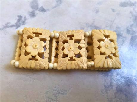 Starožitný náramok z pravej slonoviny,