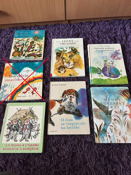 Sada 6 ks rozprávkových knižiek, 