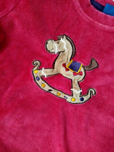 Velurove pyžamko 98/104, lupilu,98