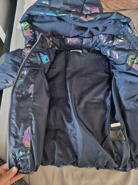 Zimná bunda, h&m,134