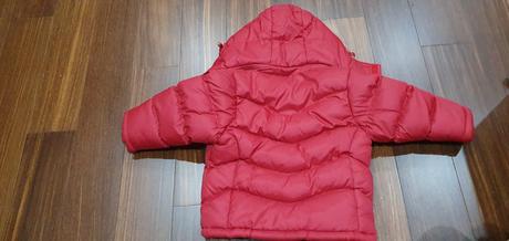 Teplá bunda s kapucňou ako nová, 98