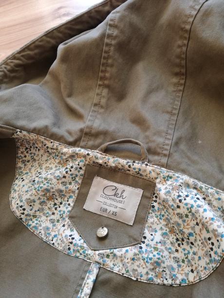 Ca khaki oliová parka xs - s, clockhouse,xs