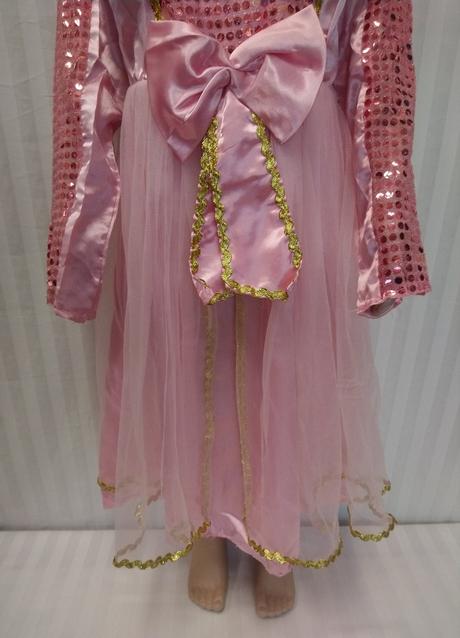 Kostým princezná ružovo zlatá, 104-110 cm,