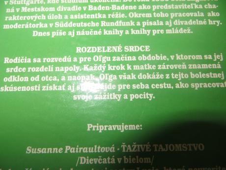 Kniha rozdelene srdce, 