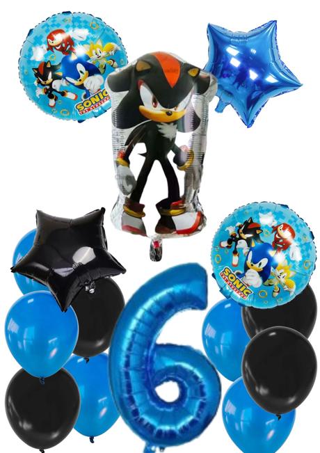 Balóny ježko sonic/knuckles/shadow- až 15/16/17/18, 