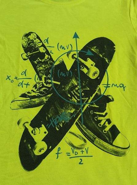Žlté skateboard, bonprix,164