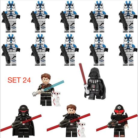 Rôzne figúrky star wars 8 (8ks) typ lego - nové,