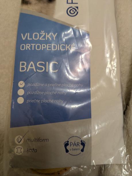 Ortopedické vložky 38, protetika,38
