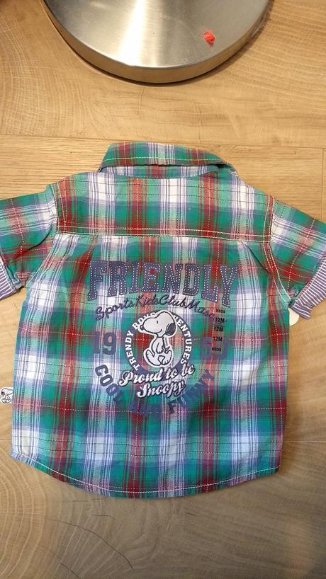 Nova chlapcenska kosela snoopy+tielkove body, 80